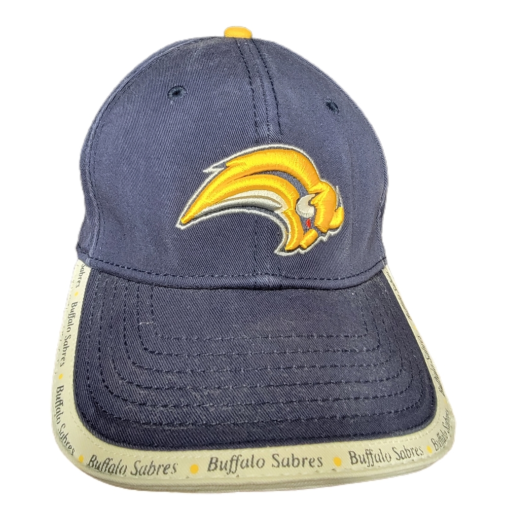 New Era Mens Blue NHL Buffalo Sabres‎ Logo Official Team Cap One Size